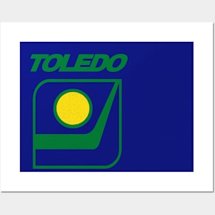 Retro Toledo Goal Diggers Hockey Posters and Art